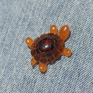 Vintage Turtle Pin | Mens Womens Animal Fashion | Totem Familiar Cute Jewelry
